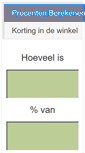 Mobile Screenshot of procentenberekenen.net